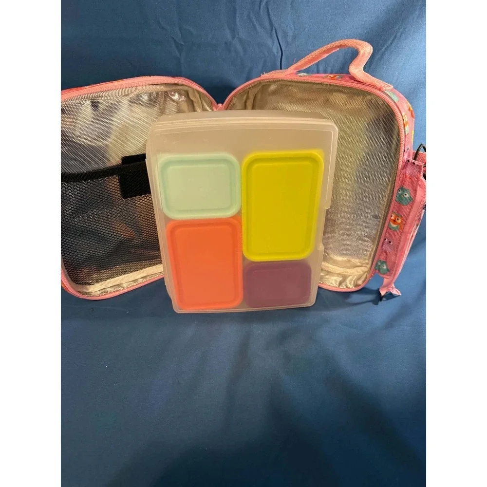 Bentology Lunch Box for Girls - Kids Insulated, Durable Lunchbox Tote Bag Fits B